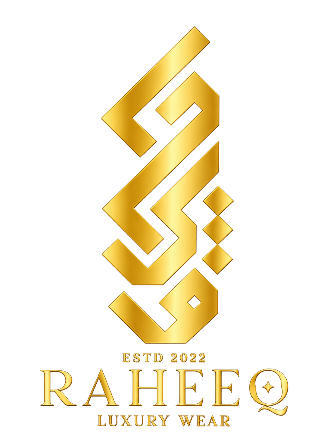 RAHEEQ LUXURY WEAR · ESTD 2022